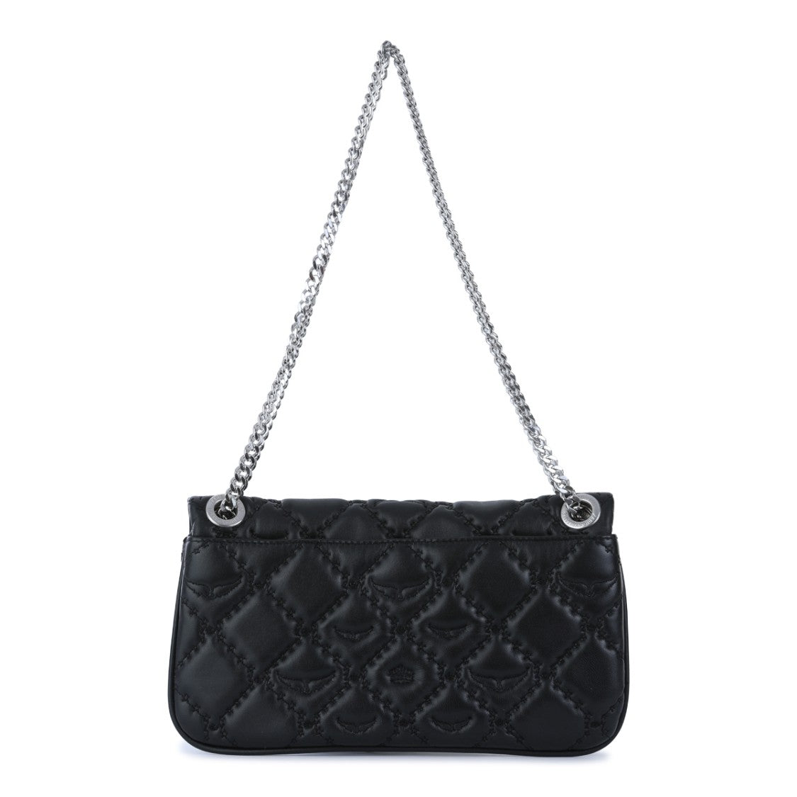 Zadig & Voltaire Black Leather Rock Ii Shoulder Bag