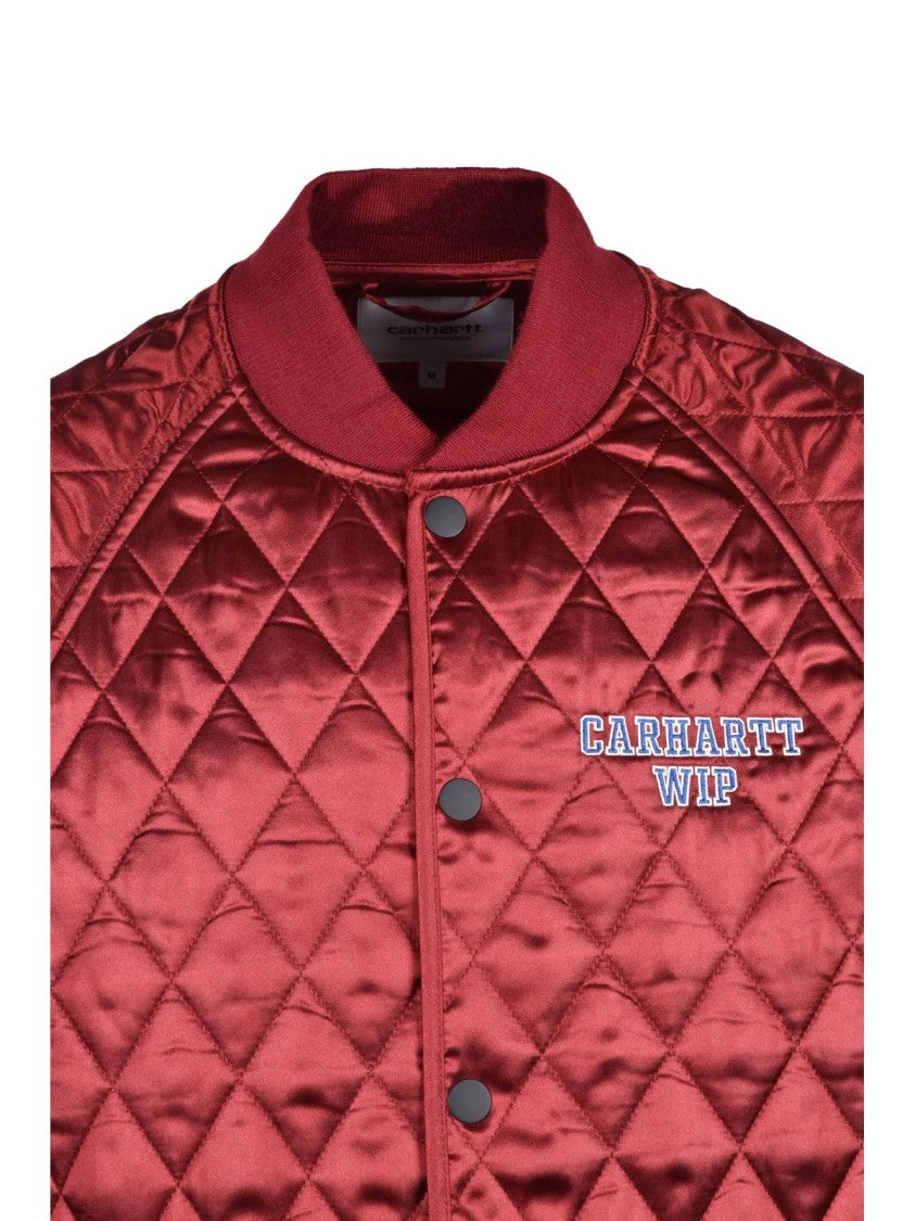 Carhartt Wip Red Quilted Polyester Coat