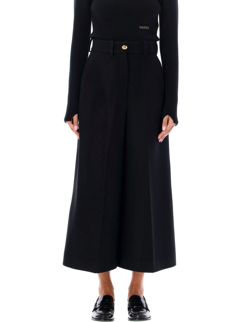 Patou Black Coulotte Pants