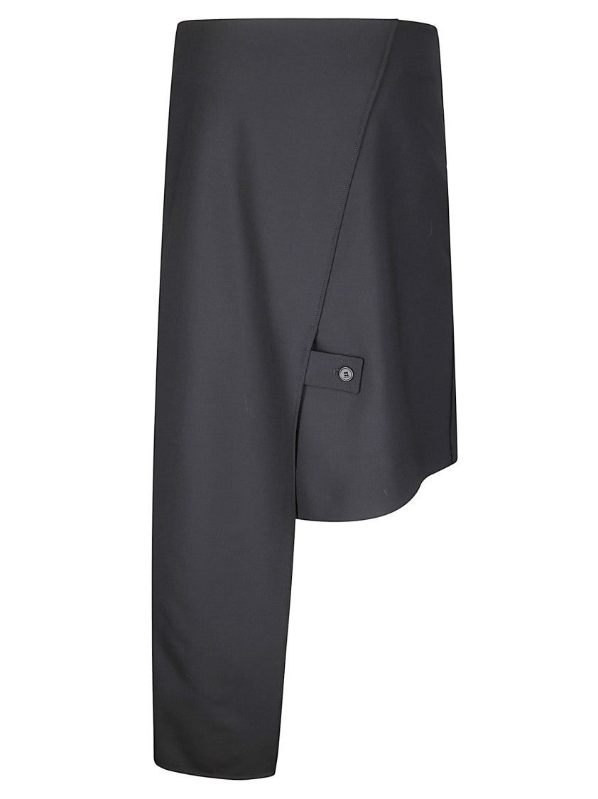Courrèges Oblique Polywool Skirt