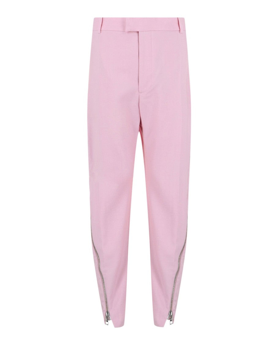 Alexander Mcqueen Punk Zip-Detail Slim Trousers