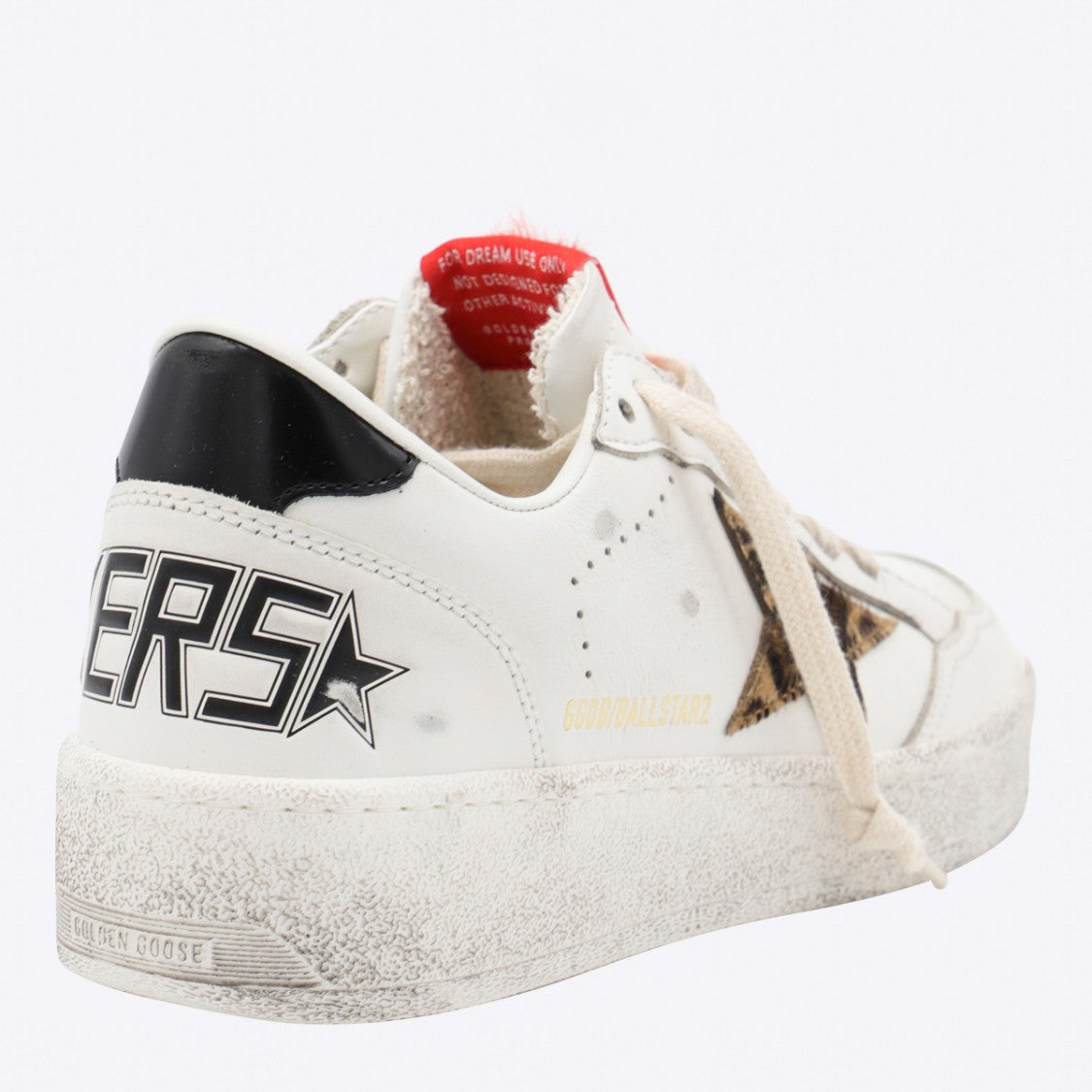 Golden Goose White Leather Ballstar 2 Sneakers