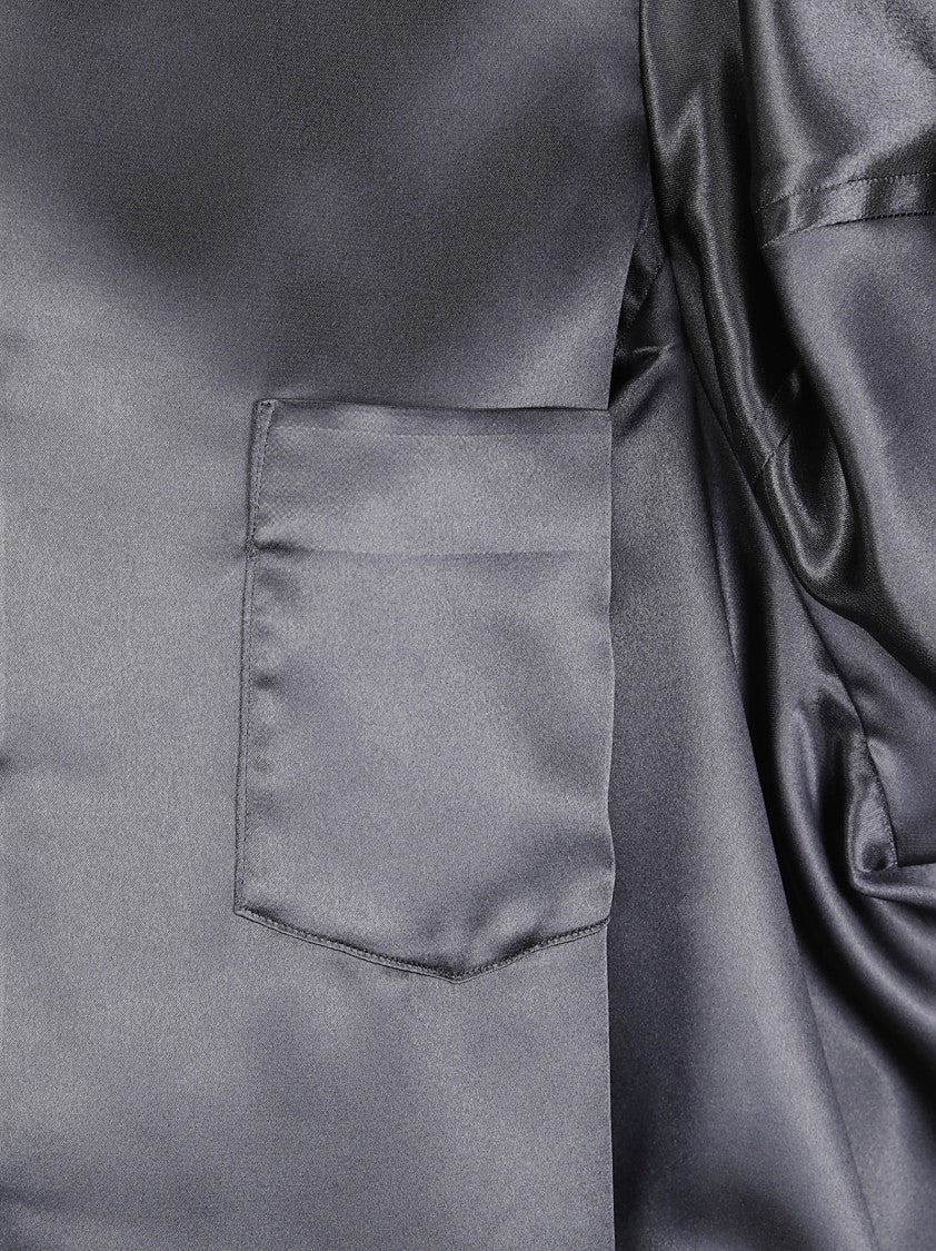 Comme Des Garçons Lightweight Classic Cut Blouse With Smooth Texture