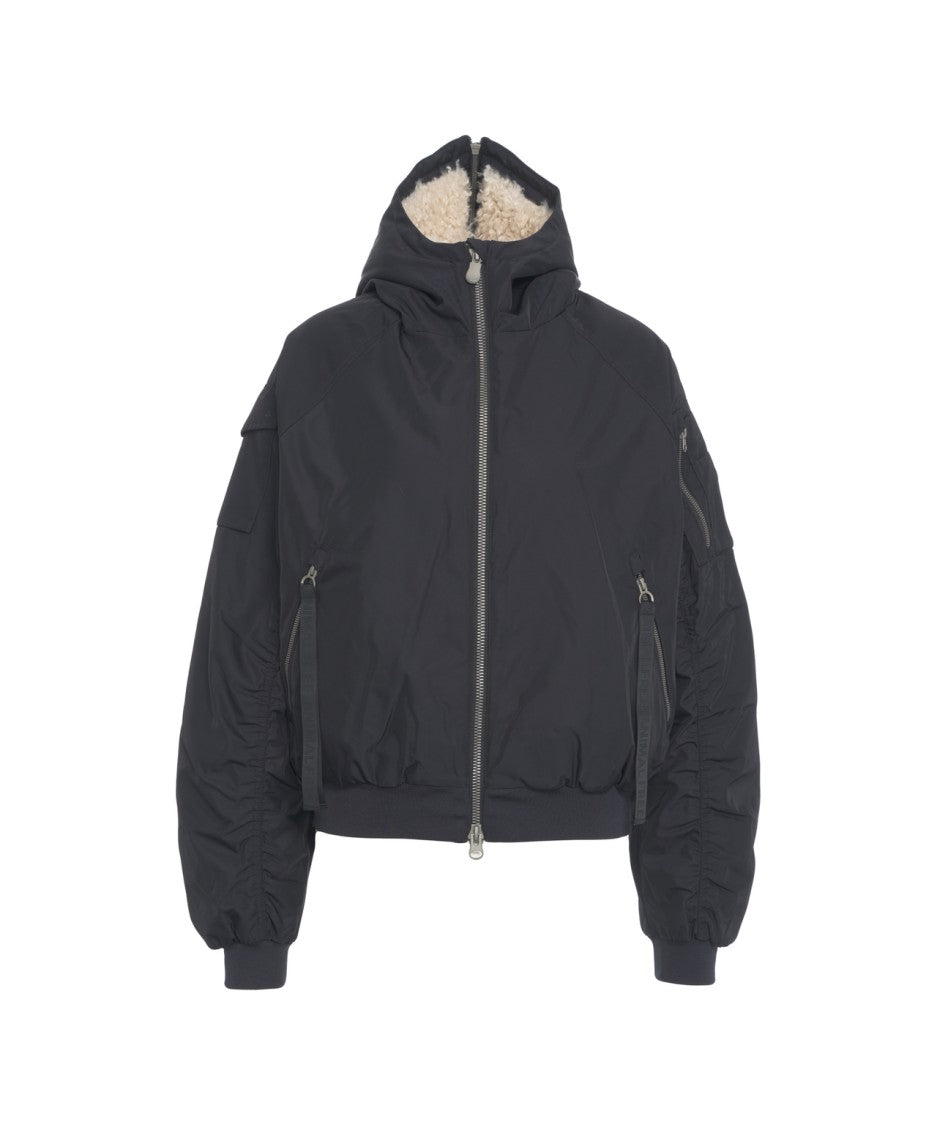 Save The Duck Lightweight Bomber Jacket With Fixed Hood