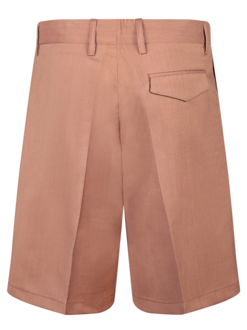Costumein Classic Brown Zip Shorts