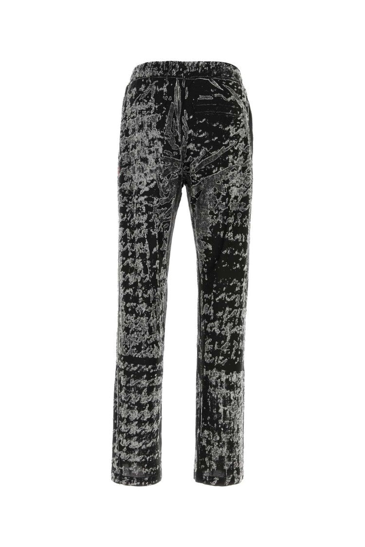 Diesel Embroidered Polyester Joggers