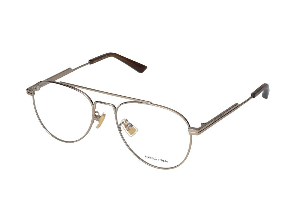 Bottega Veneta Eyeglasses Bv1340ok 003 Gold Gold Transparent 54/18/145