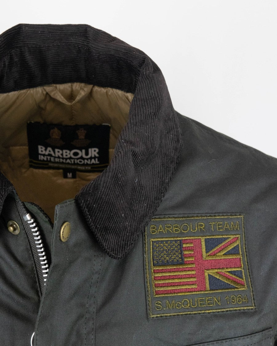 Barbour Workers Wax Green Jacket