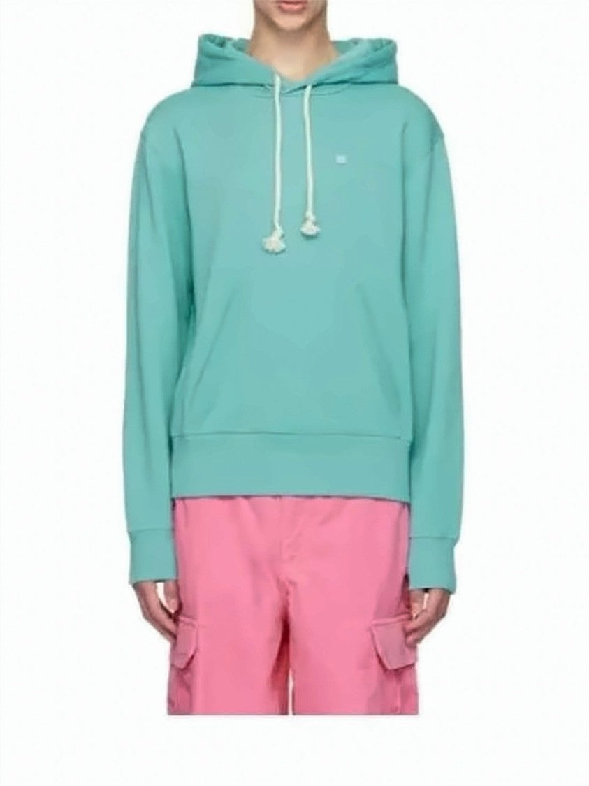 Acne Studios Relaxed-Fit Cotton Hoodie With Subtle Logo And Kangaroo Pocket
