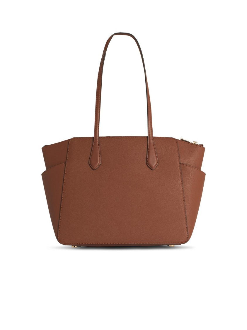 Michael Michael Kors Marylin' Brown Leather Shopping Bag