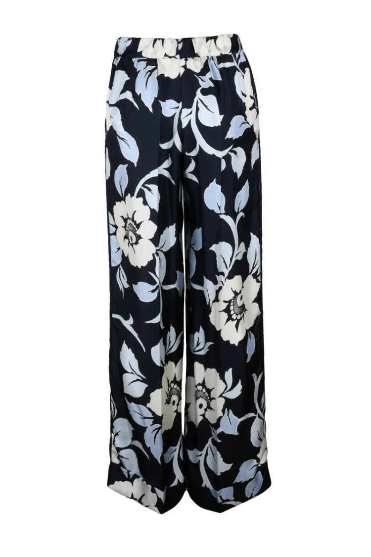 P.A.R.O.S.H. Silk Trousers - Blue