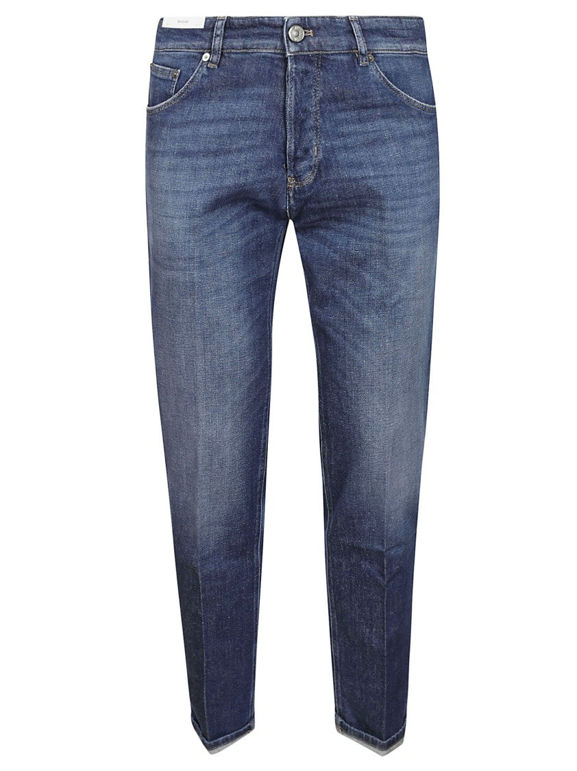 Pt Torino Slim-Fit Jeans With Subtle Fade And Whiskering