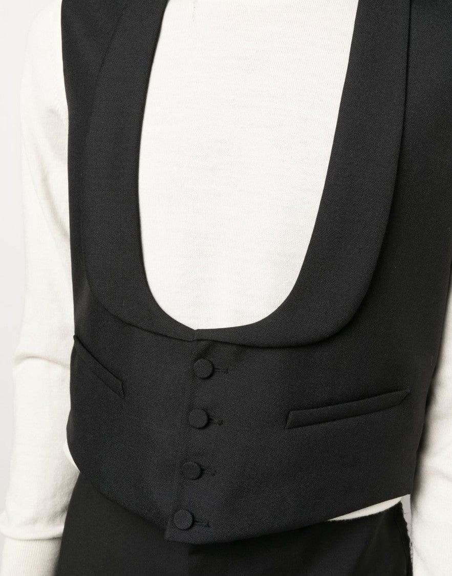 Gucci Wool Formal Vest Gilet