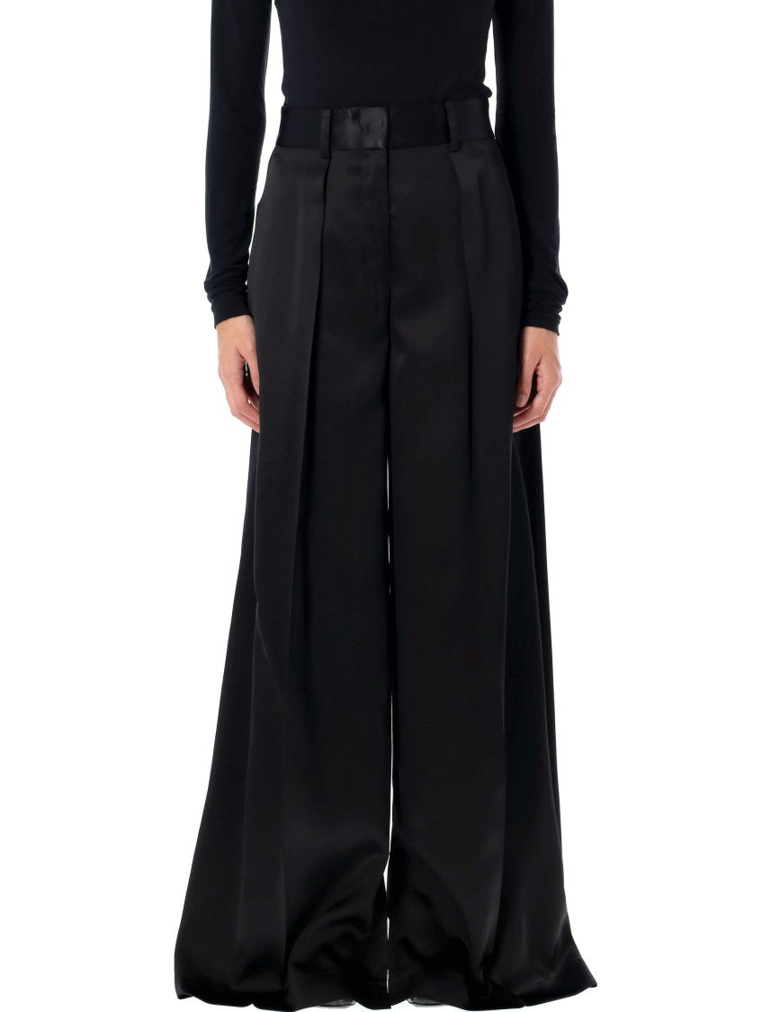 Jil Sander Satin Palazzo Pants