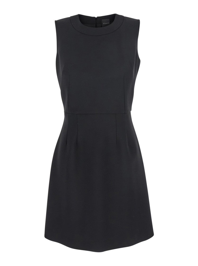 Plain Sleeveless Mini Dress