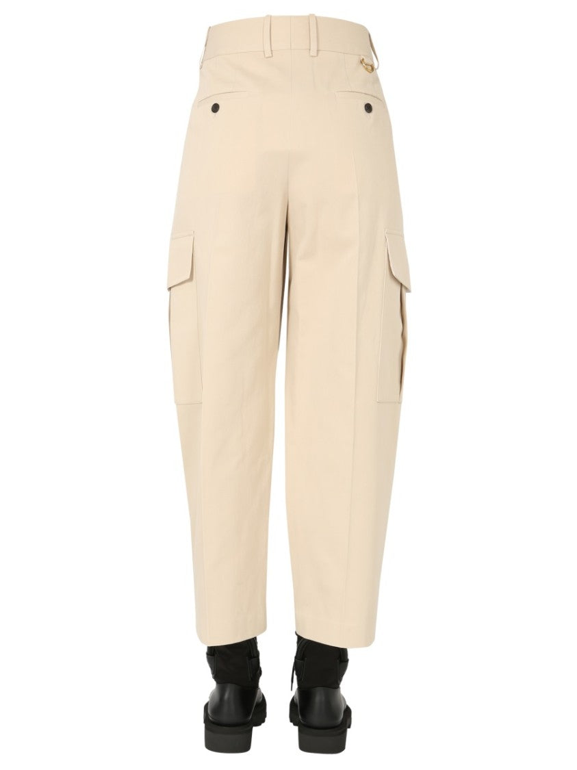 Givenchy High-Waisted Cargo Pants With Flap Pockets