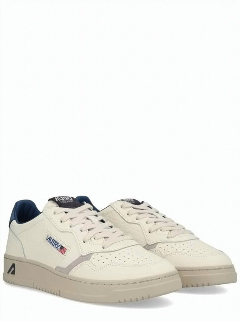 Autry Textured Leather Low-Top Sneakers