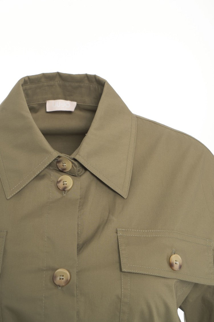 Liu Jo Shirt Dress With Waist Belt