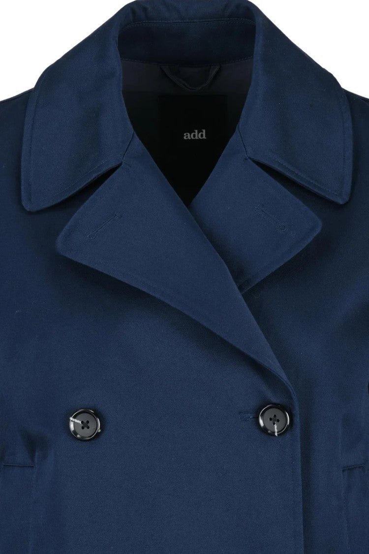 Add Blue Lightweight Peacoat Jacket