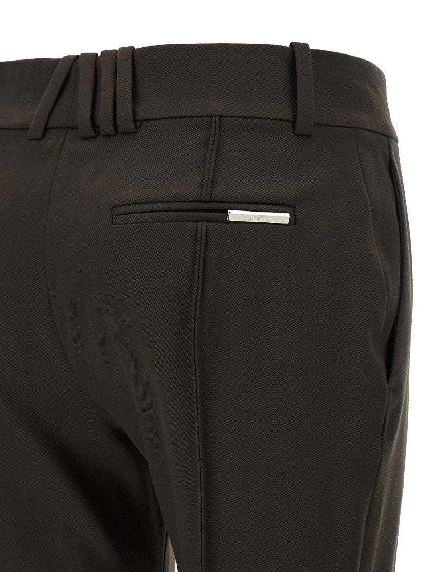 The Attico Cropped Flared Trousers