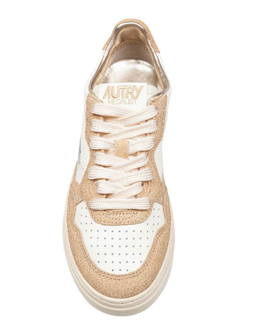 Autry Medalist Sneakers In Leather
