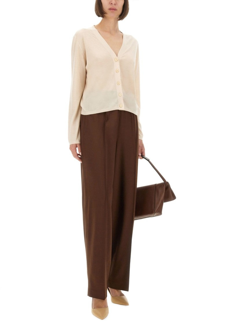 Fabiana Filippi High-Waisted Wide-Leg Pants
