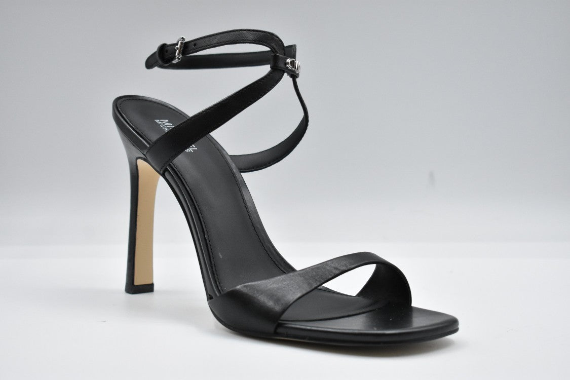 Michael Kors Strappy Heels With Adjustable Ankle Strap And Silhouette