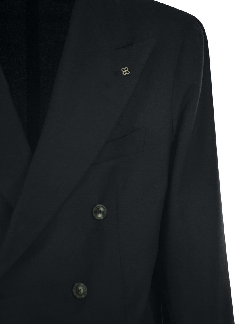 Tagliatore Wool And Cashmere Double-Breasted Suit