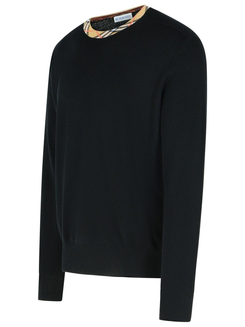 Burberry 'Michael' Black Wool Sweater