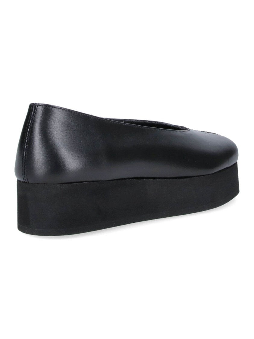 Comme Des Garçons Black Ribbon Detail Platform Sneakers