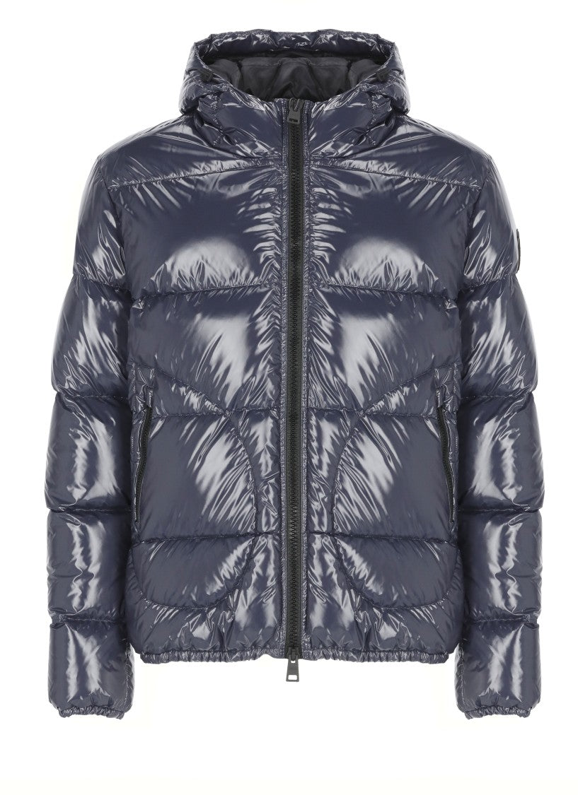 Herno Shiny Blue Padded Down Jacket