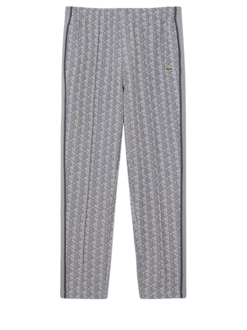 Lacoste Geometric Patterned Elastic Cuff Pants