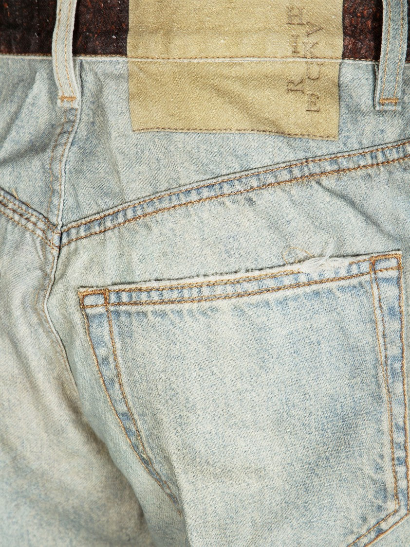 Haikure Relaxed Distressed Button Fly Jeans