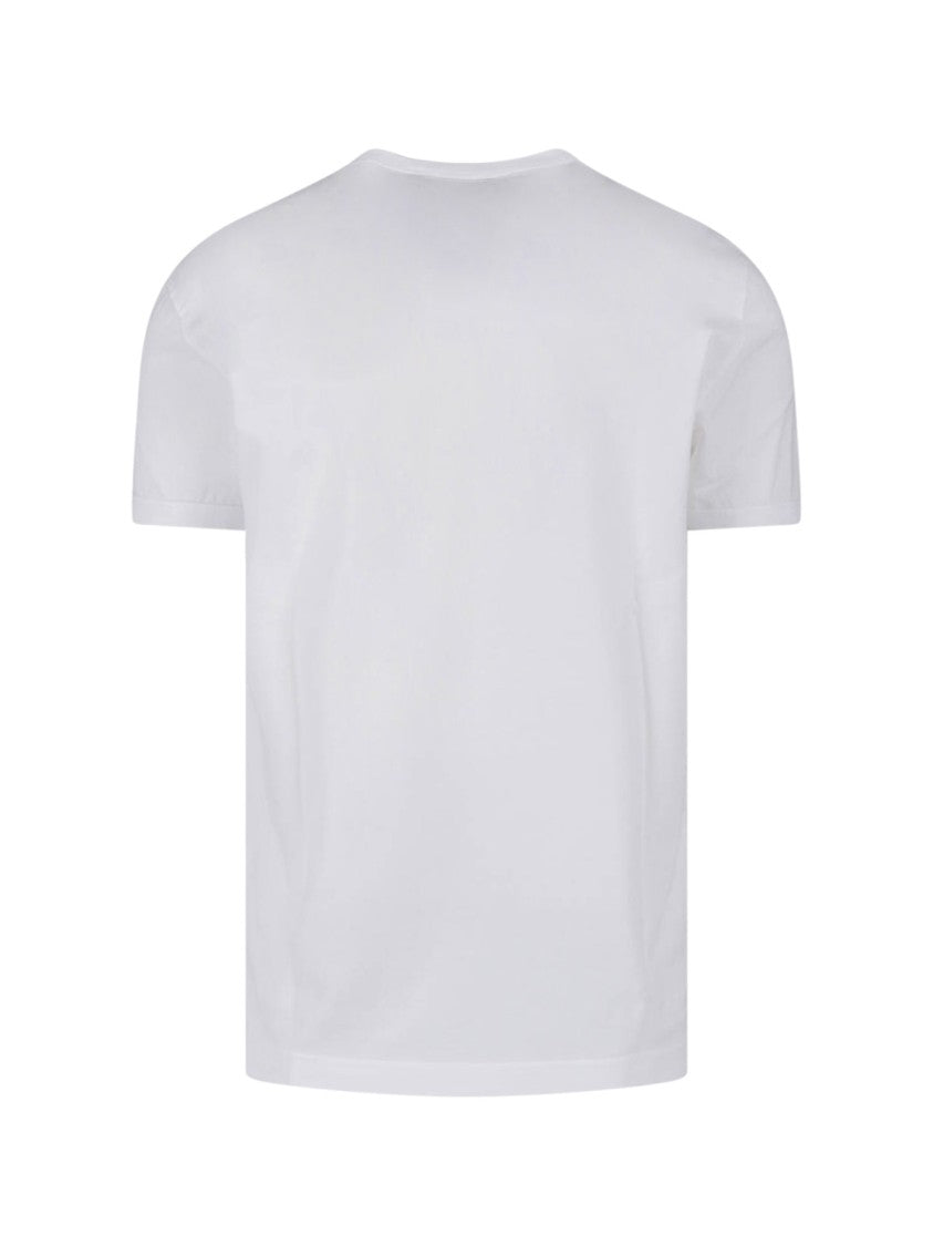 Dolce & Gabbana Cotton T-Shirt With Signature Metal Logo Tag