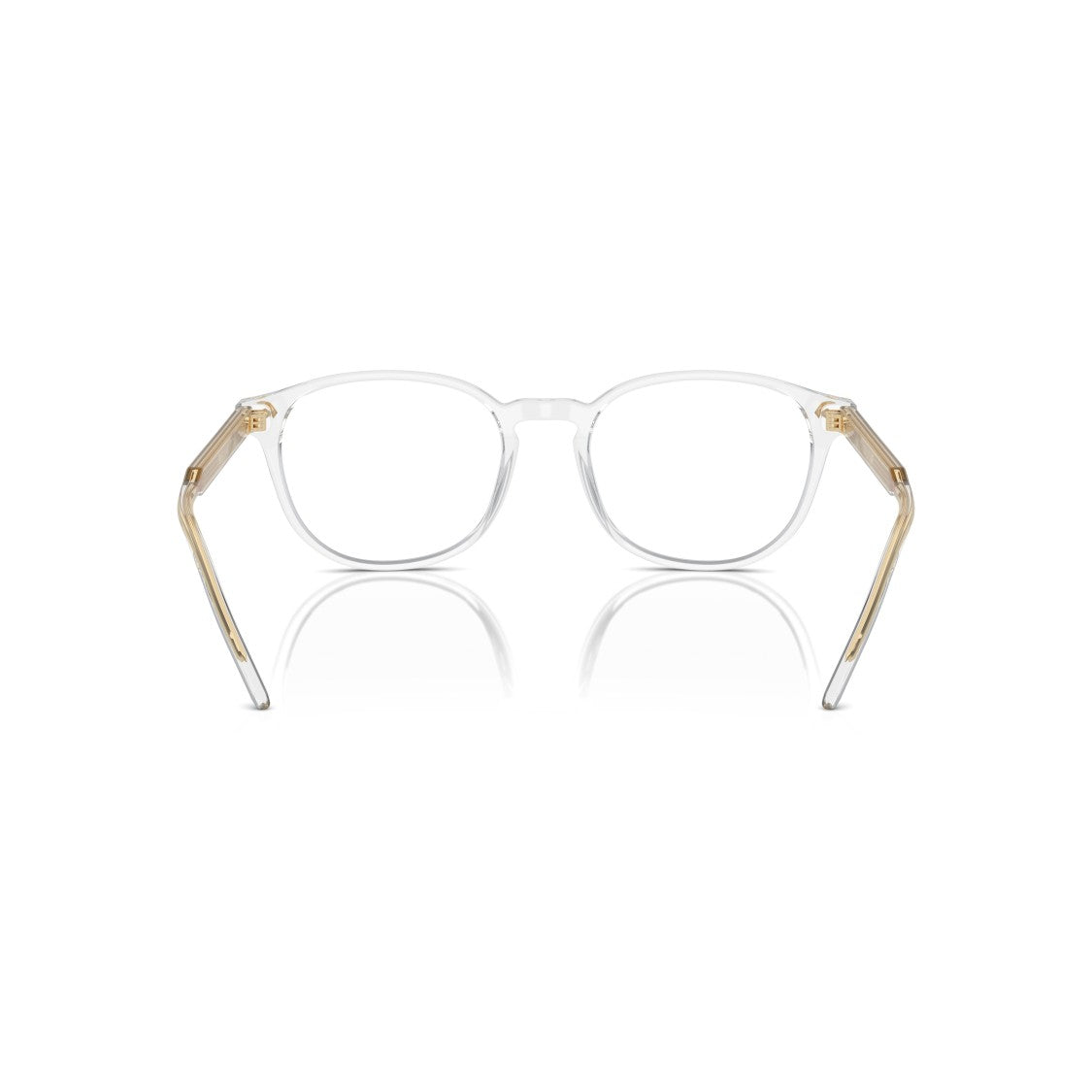 Giorgio Armani 0Ar7259 Transparent Acetate Eyeglasses With Gold-Toned Temples