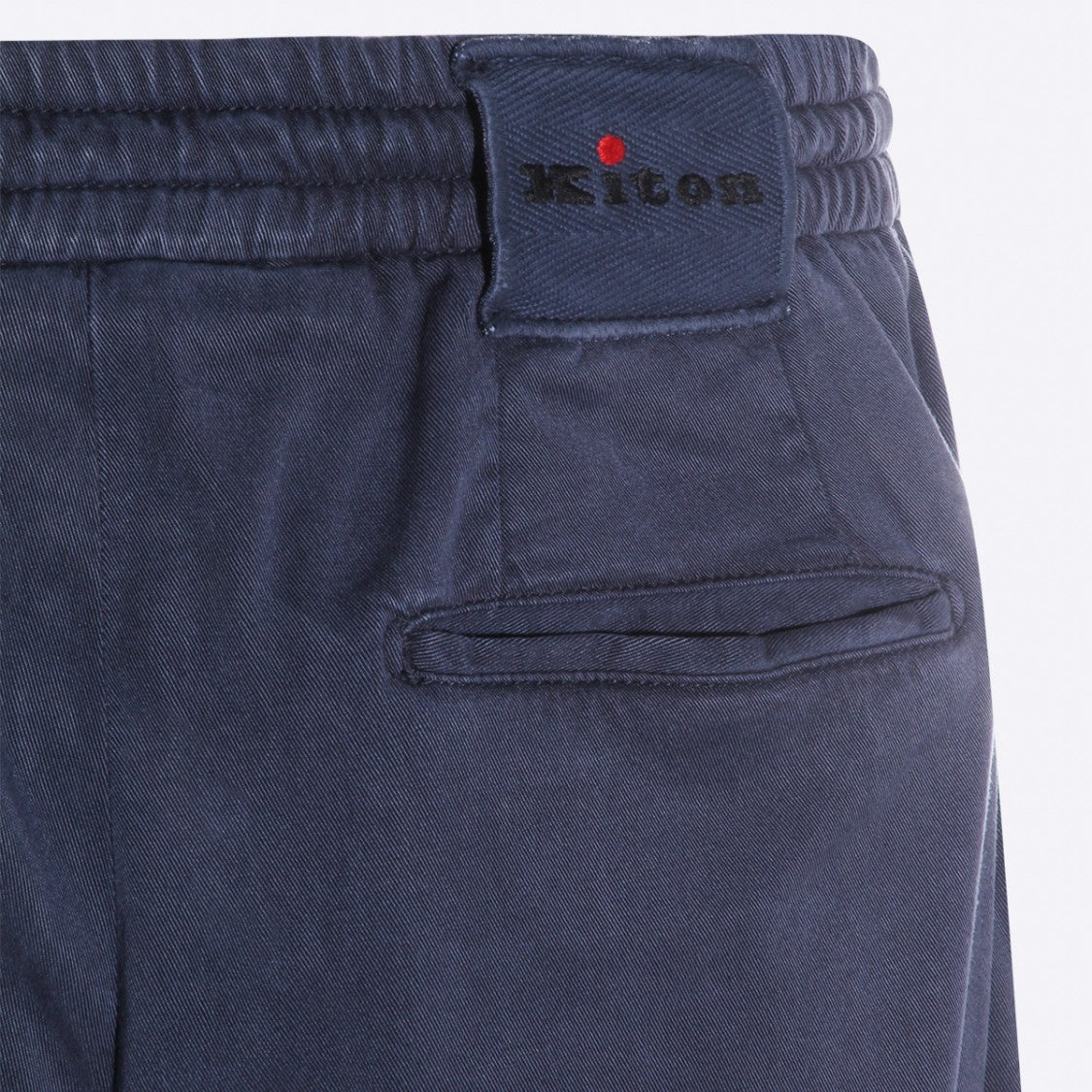 Kiton Tailored Deep Blue Trousers