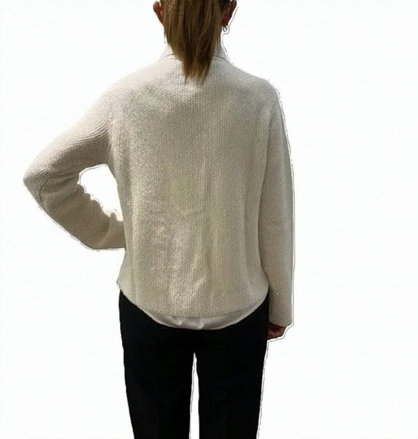 Kangra White Hooded Blazer