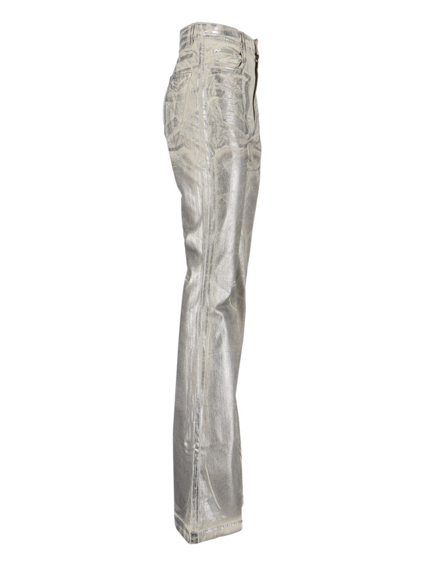 Drkshdw By Rick Owens Bootcut Jeans – Silver