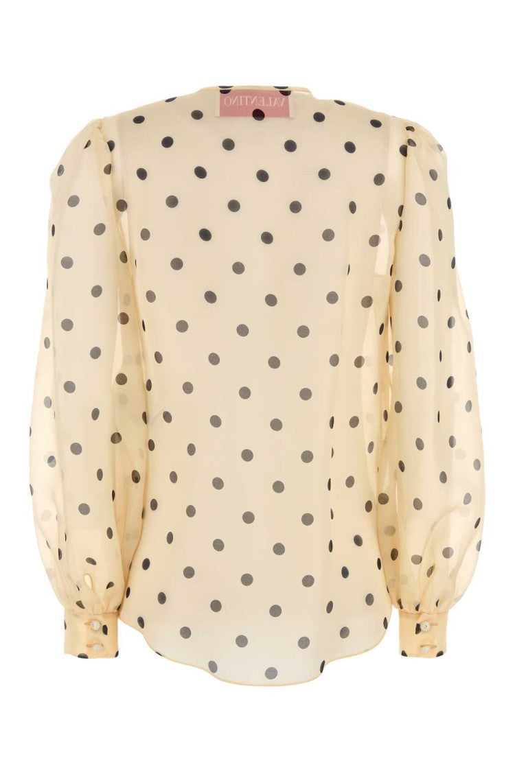 Valentino Garavani Printed Organza Shirt