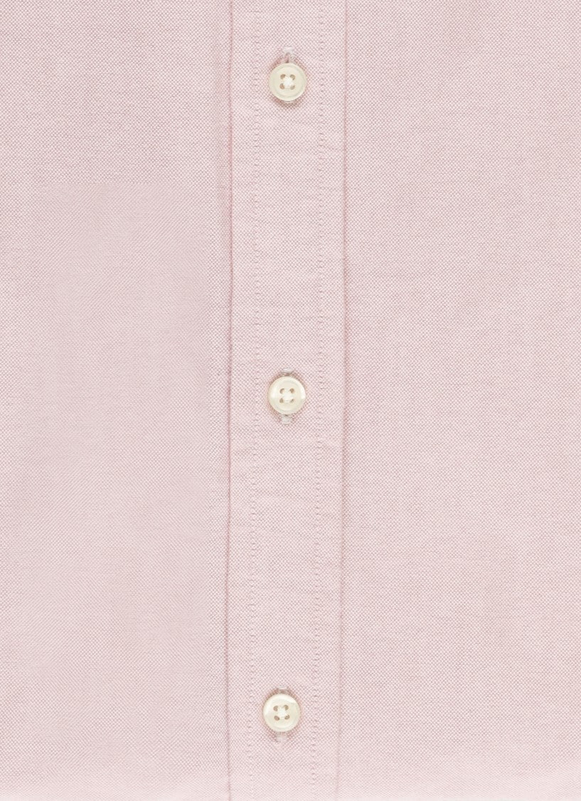 Polo Ralph Lauren Pink Cotton Shirt For Man