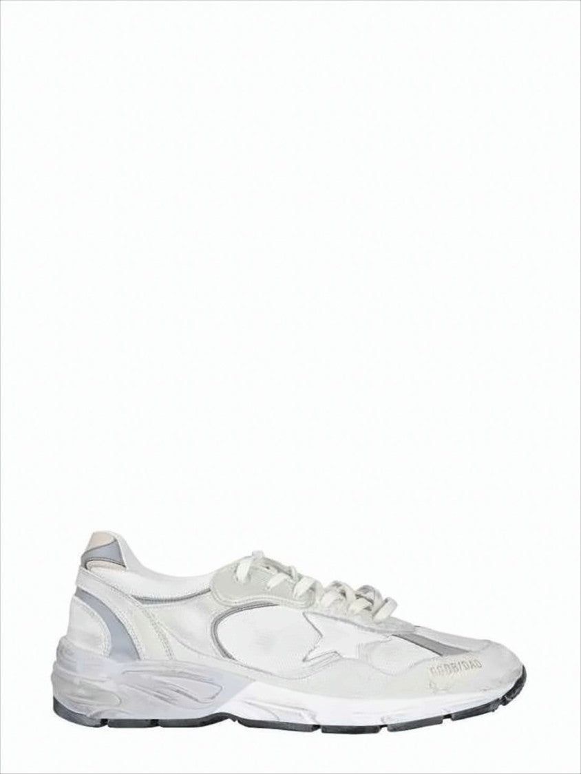 Golden Goose Sporty Sneakers With Mesh And Cow Leather Uppers