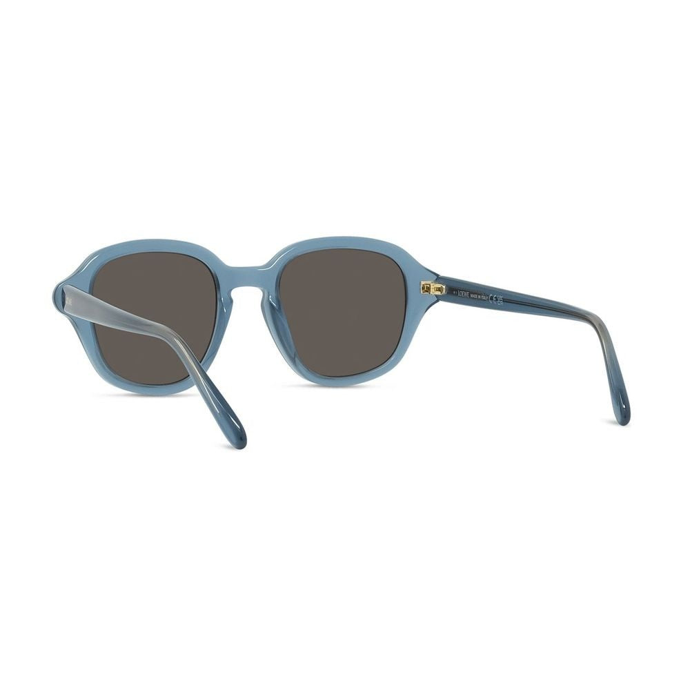 Loewe Slim Square Frame Sunglasses With Glossy Finish