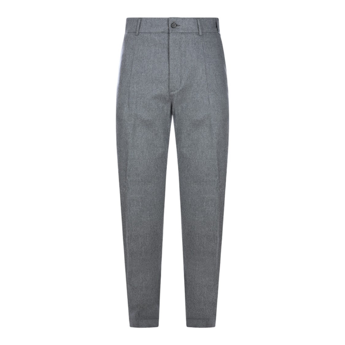 Eleventy Tailored Straight Leg Trousers With Button Closure