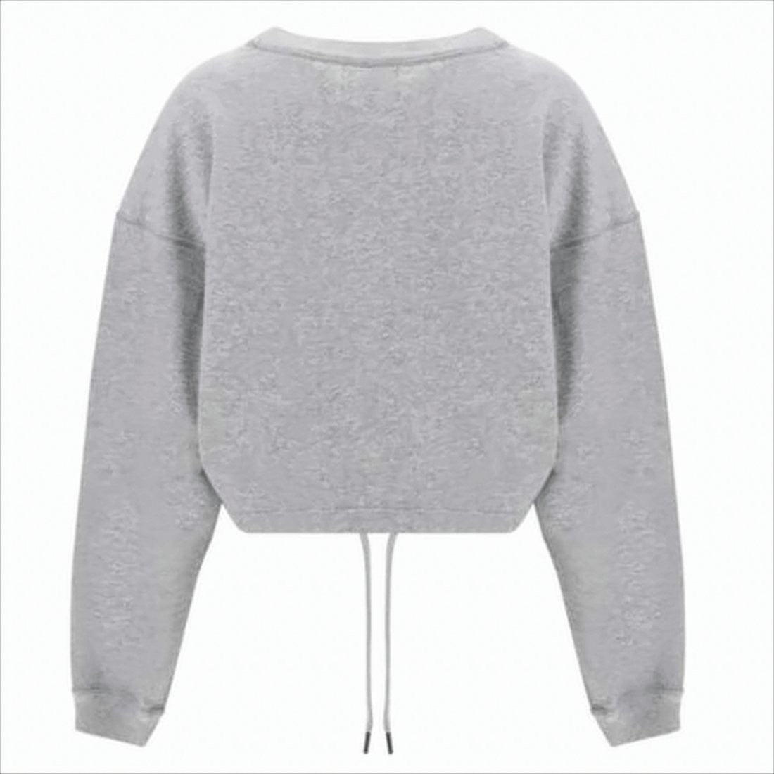 Isabel Marant Relaxed Fit Long-Sleeve Top With Adjustable Hem And V-Stitch Detail
