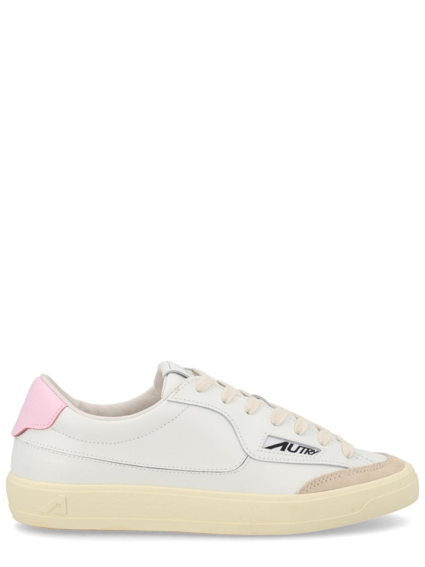 Autry White Windscape Low Suede Sneakers