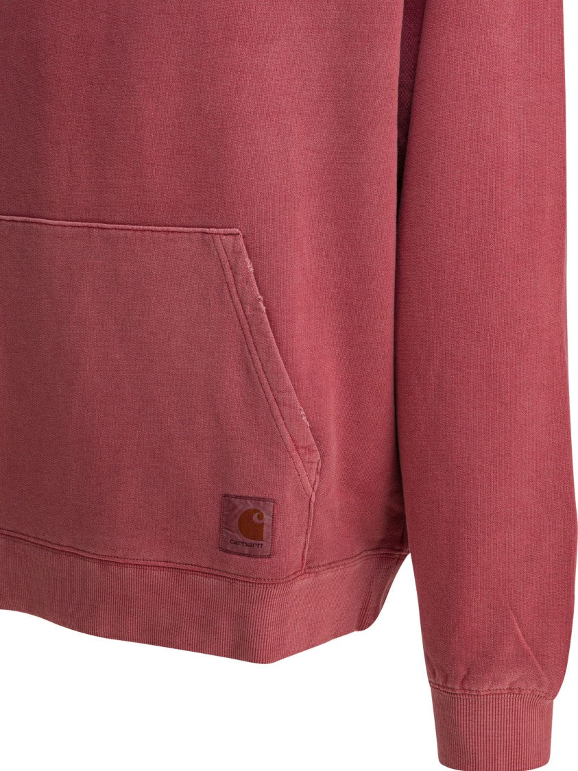 Carhartt Wip Relaxed Balloon Cut Crewneck Sweatshirt With Subtle Distress