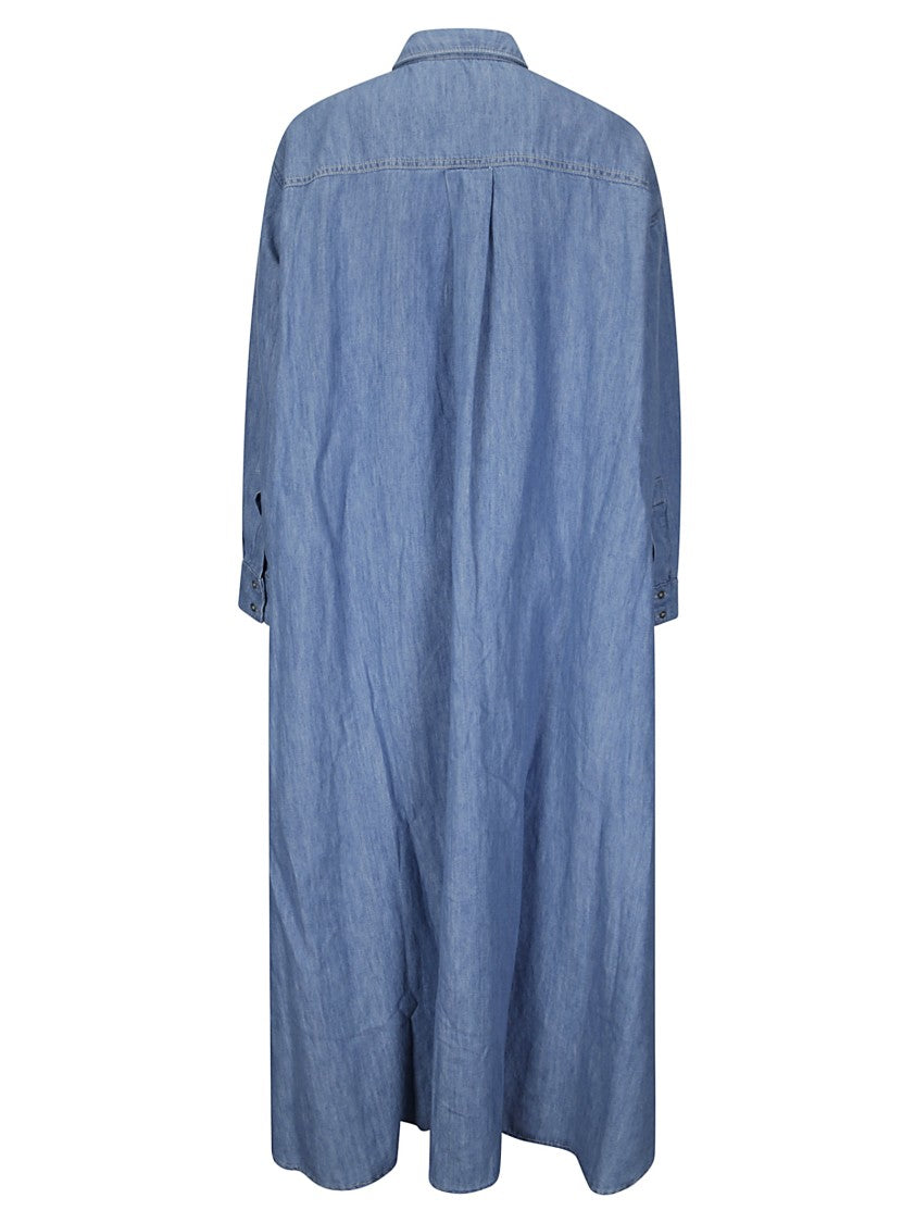 7 For All Mankind Icy Maxi Shirt Dress