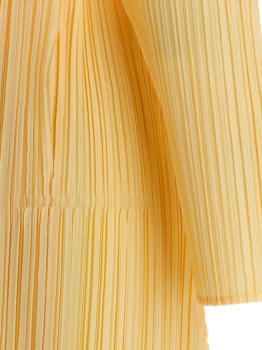 Pleats Please Issey Miyake Mellow Pleats' Cardigan