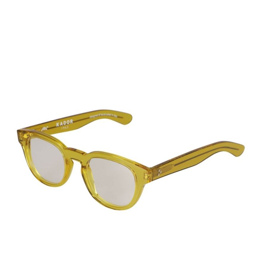 Kador Kosmo Star Translucent Yellow Acetate Sunglasses
