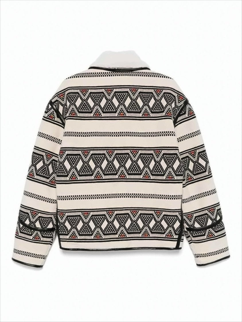 Isabel Marant Geometric Pattern Zip-Up Jacket